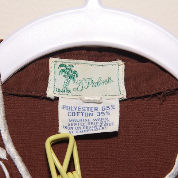 Vintage D'Palms Embroidered Ethnic Style Tunic Top Size 14 Small Flaw - Picture 7 of 11